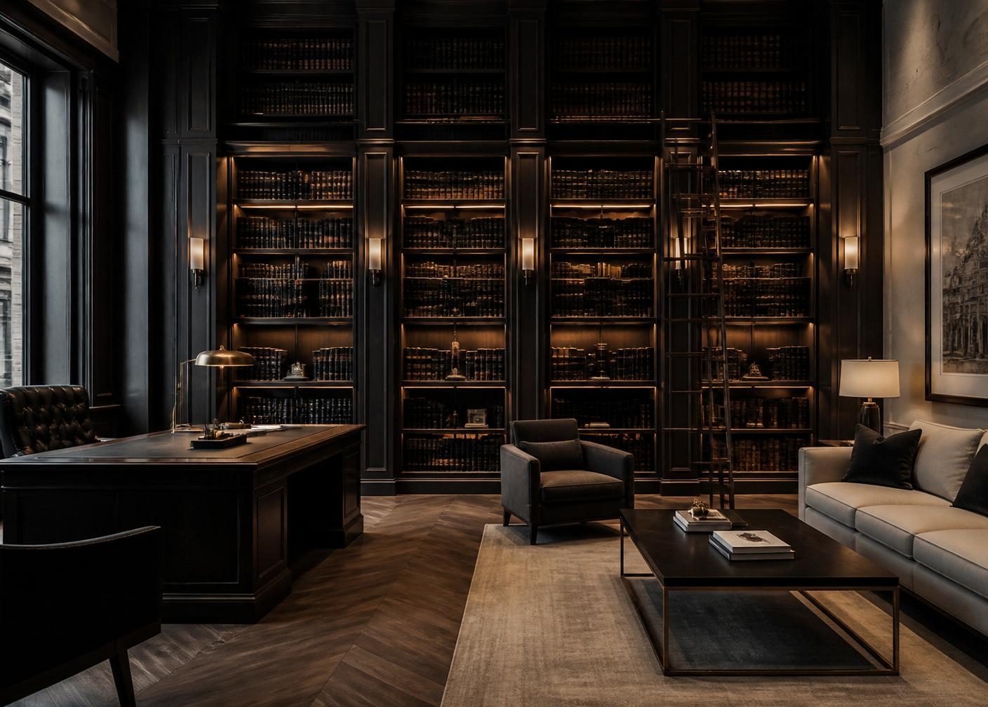 Biblioteca do escritório